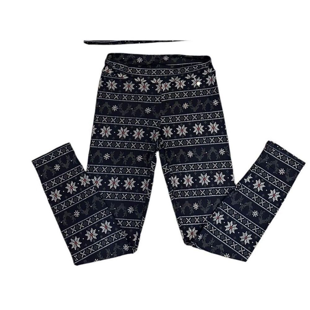 NEW! Lucky Brand Fair Isle REINDEER Women’s Pajama Bottom SUPER SOFT Sz L